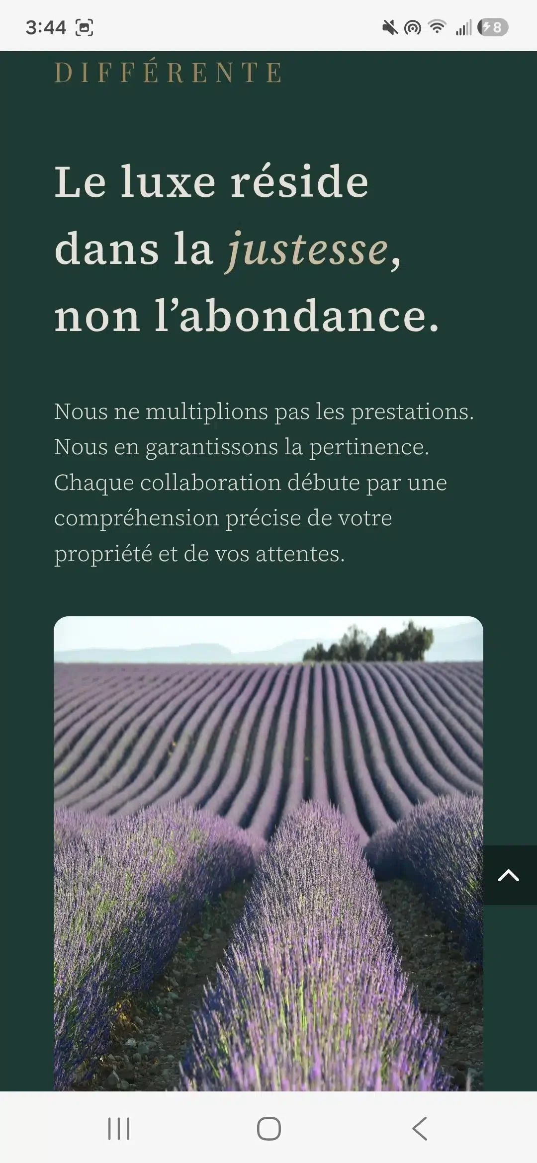 intendant suite capture intendant accueil suite