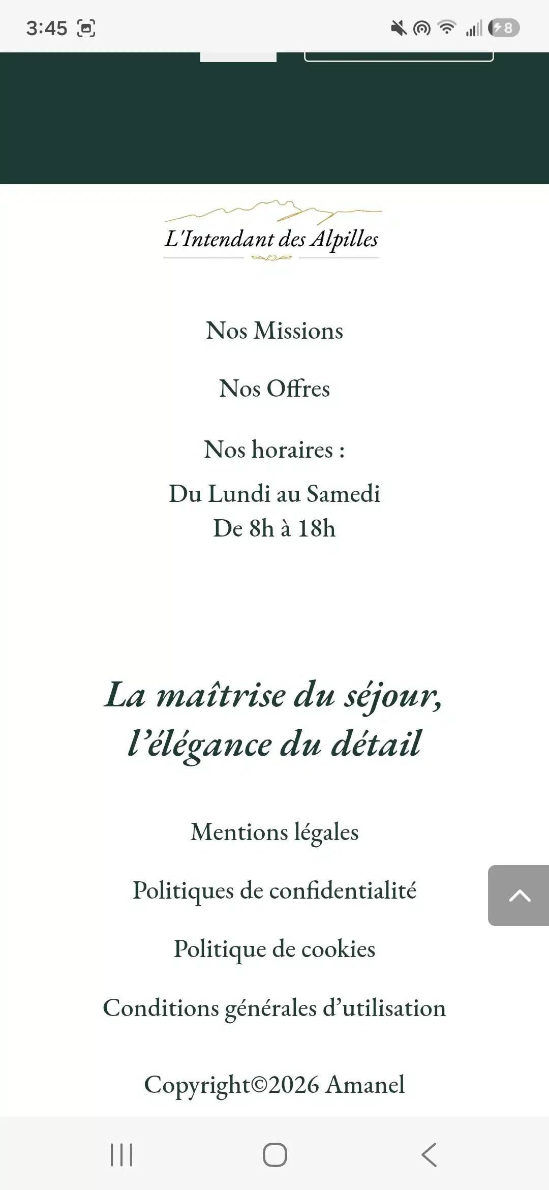 intendant bas de page capture bas de page intendant